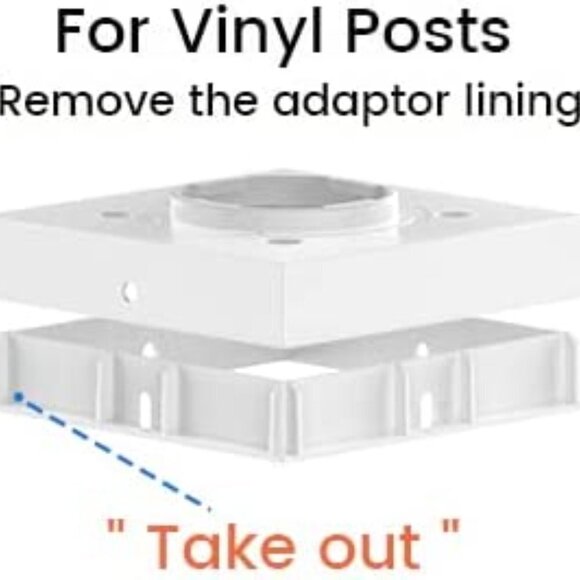 SIEDiNLAR Solar Post Cap Lights Outdoor Glass 2 Color Modes 8 LEDs for 4x4 5x5 6 - Picture 12 of 13